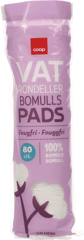 Coop Bomullspads 80stk