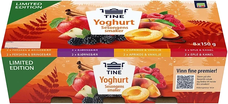 Yoghurt høst/vinter      8x150g