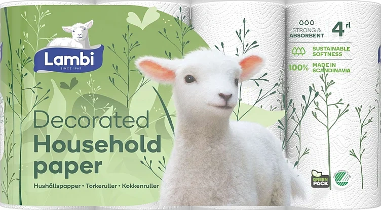 Lambi decor tørkerull  4stk