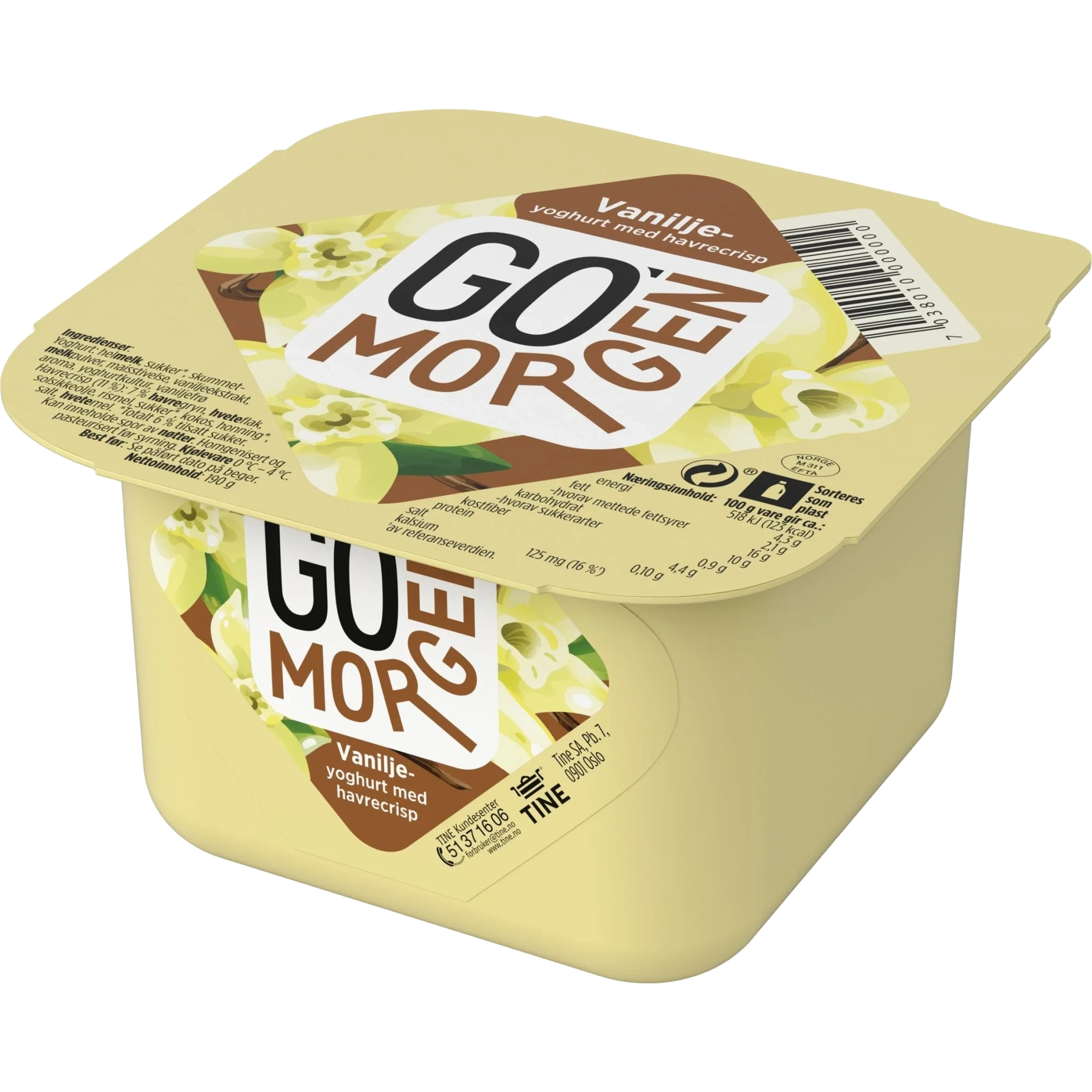 Go Morgen Vanilje 190g