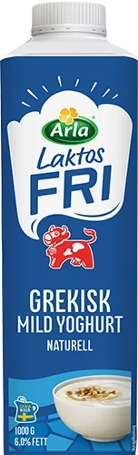 Laktosfri grekisk yoghurt naturell