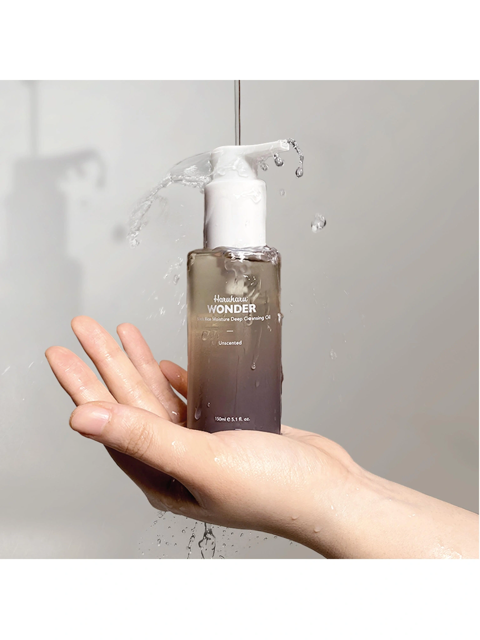 haruharu wonder Black Rice Moisture Deep Cleansing Oil, 150 ml