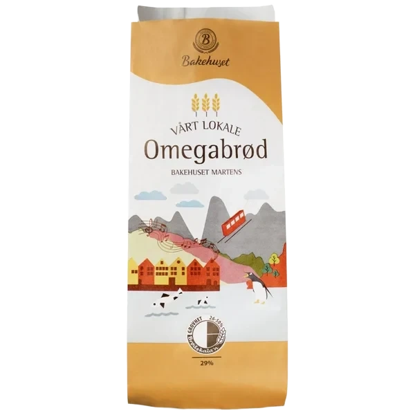 Martens Omega Brød 620g Bakehuset