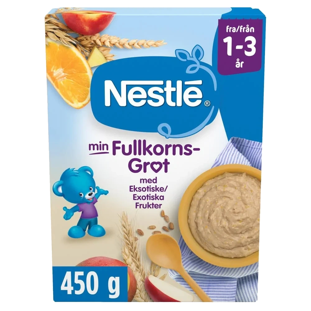 Fullkorngrøt Eksotiske Frukter 1-3år 450g