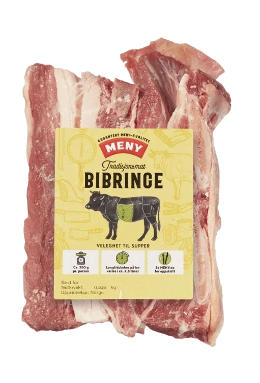 Storfe Bibringe m/Ben Ca1kg Meny