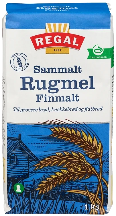 Rugmel sammalt fin   1kg