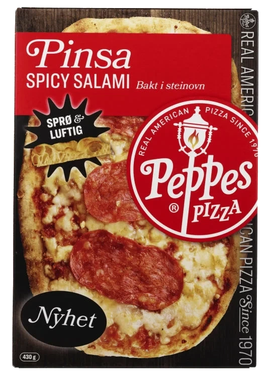 Peppes Pizza Pinsa Spicy Salami 430g