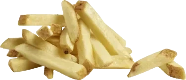 HOFF Pommes frites glatt rettkutt. m/skall 11x11mm