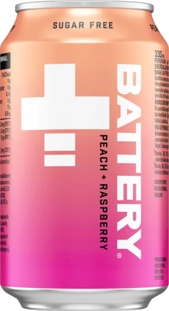 Battery Peach Raspberry 0,33l