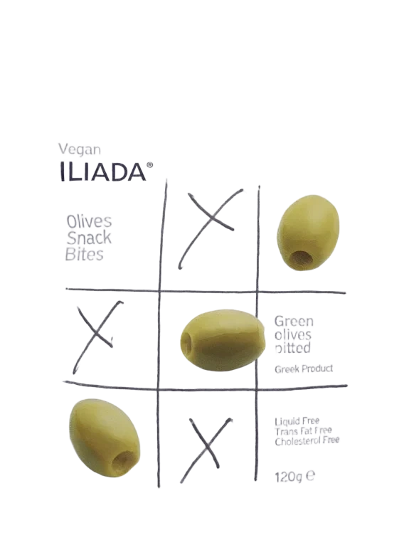 Oliven Grønn u/Sten 120g Iliada