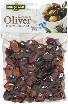 Oliv Kalamata med Chilipaprika