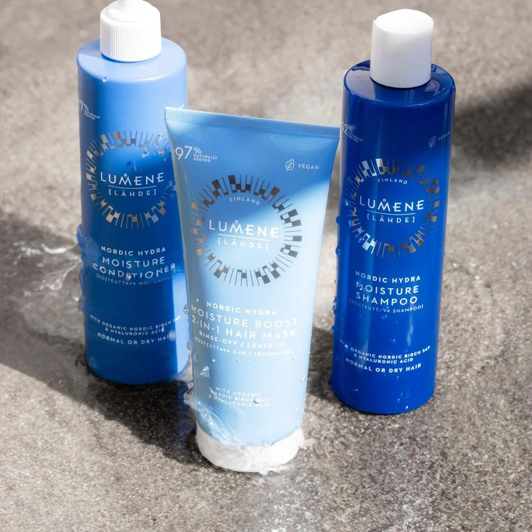 Lumene Nordic Hydra Moisture Boost 2-in1 Hair Mask, 200 ml