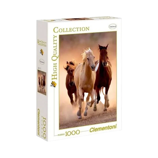 Puslespill 1000 Brikker - Running Horses