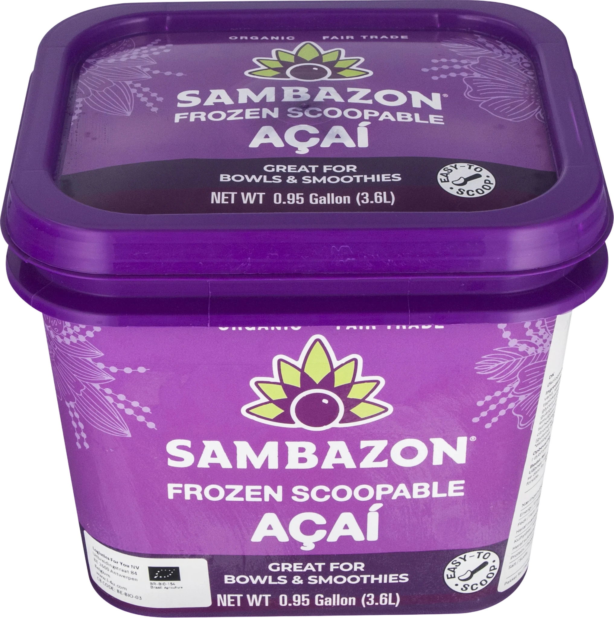 Sambazon Frozen scoopable Acai