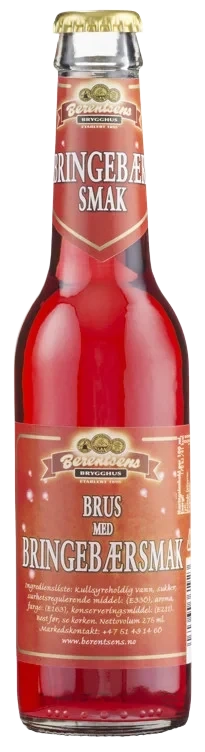 Berentsens bringebærbrus   24x27,5cl
