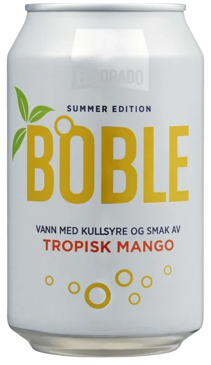 Boble Vann Tropisk Mango 0,33l boks Eldorado