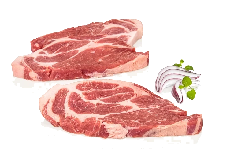 Svin nakkekotelett u/ben  ca3kg  kg