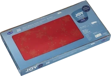 Duni Duk Dunicel 84x84cm Star Shine Rød