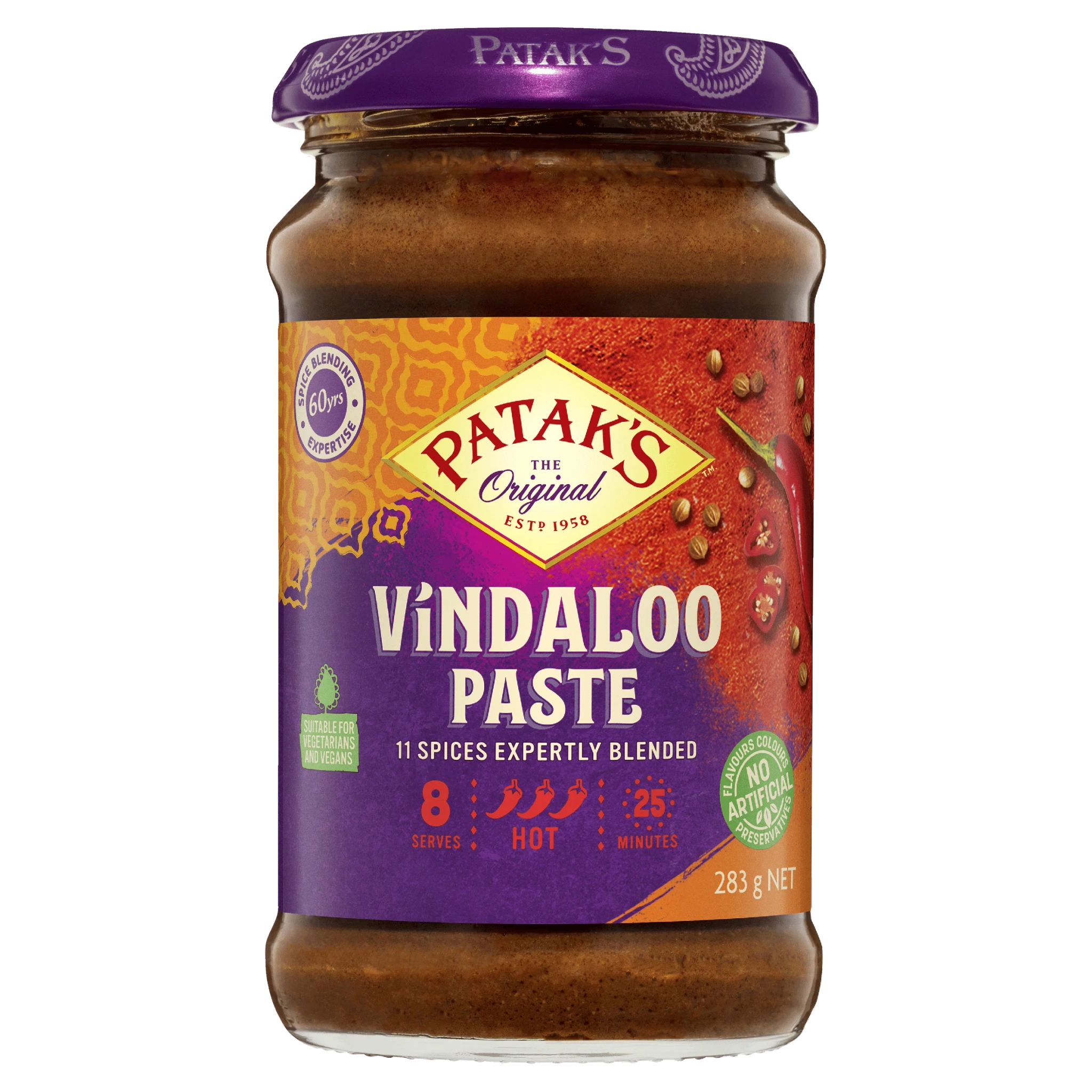 Patak's Vindaloo Curry Paste 283g