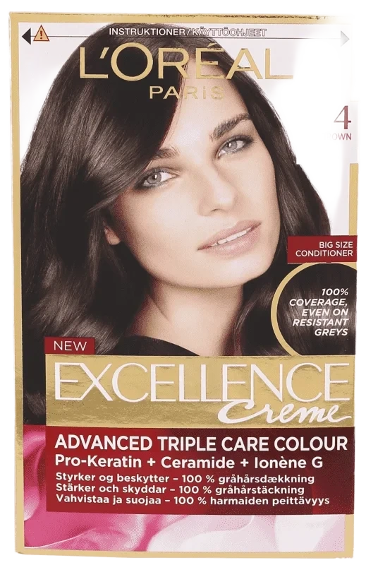 Excellence 4 Brown Permanent Hårfärg