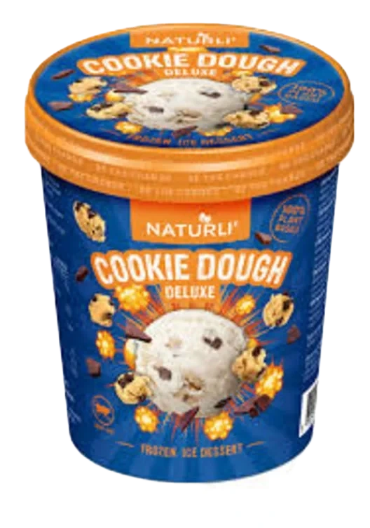 Naturli' Iskrem Cookie Dough&Karamell 480ml