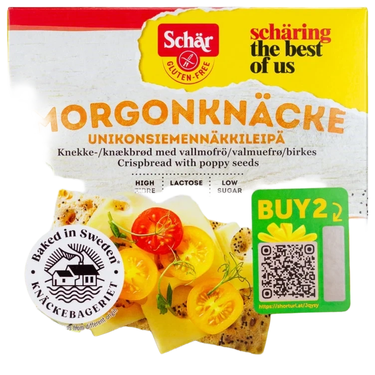 Schär Morgonknäcke 205g