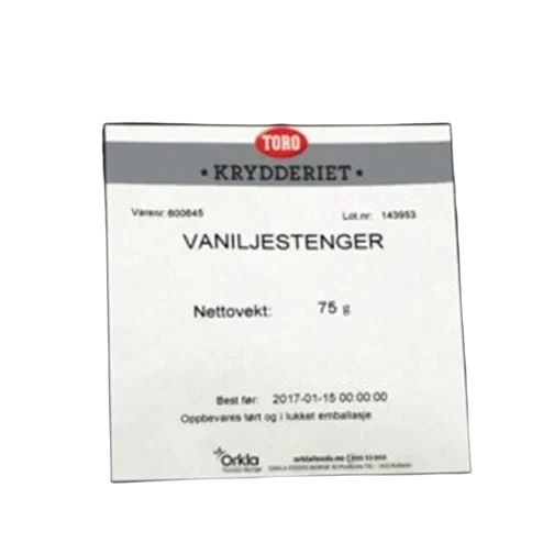 Vaniljestenger 25stk