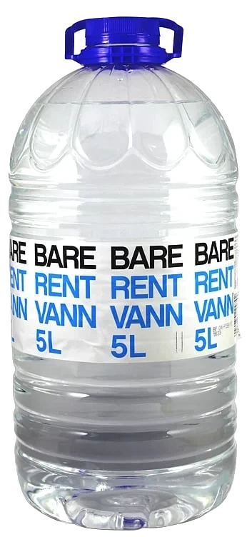Bare rent vann 5l kanne
