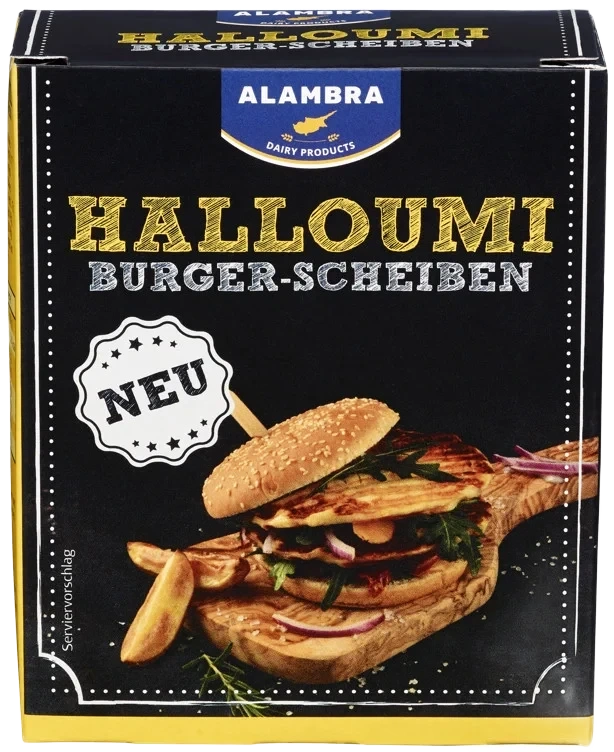 Halloumi burger, skiver  200g
