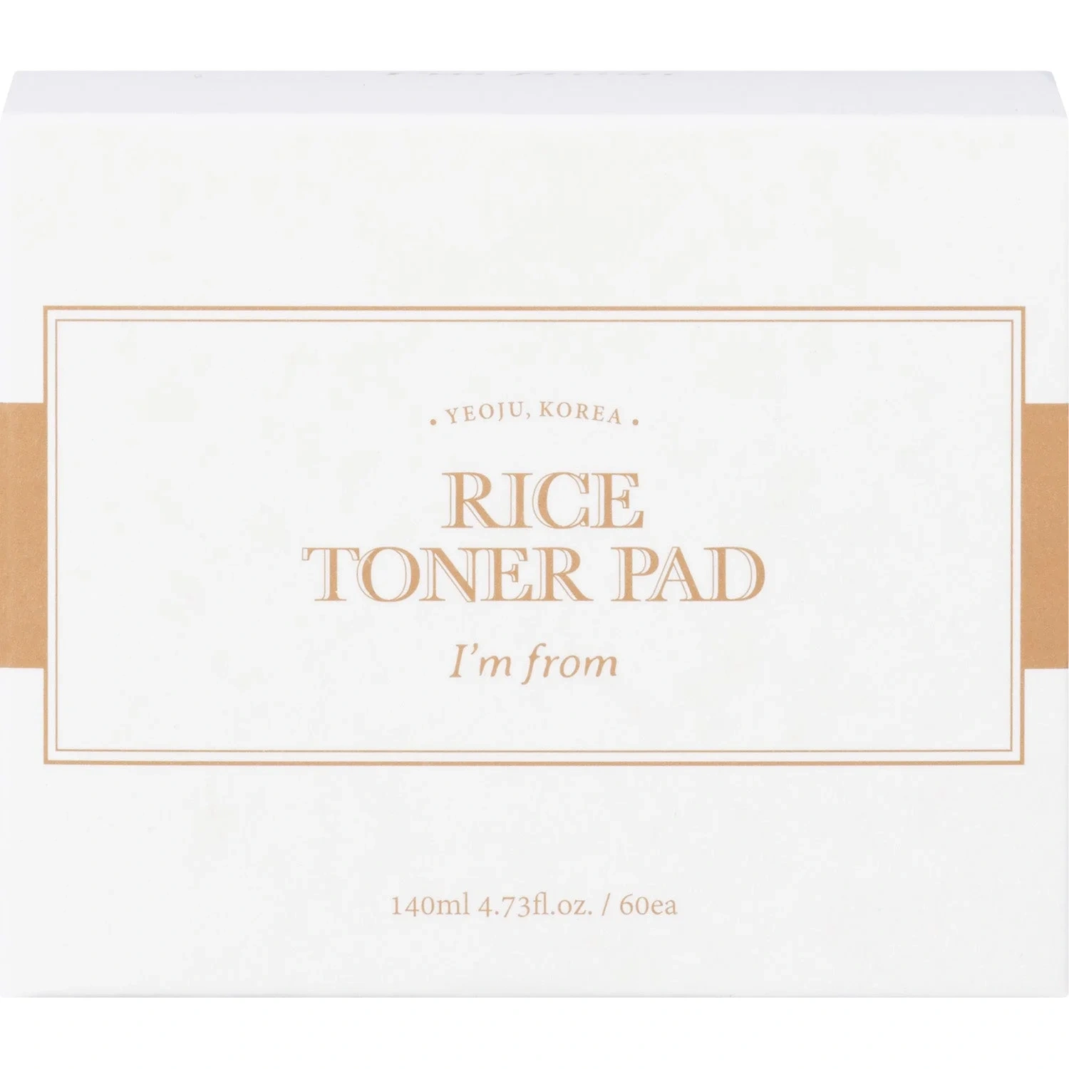 I'm from Rice Toner Pad