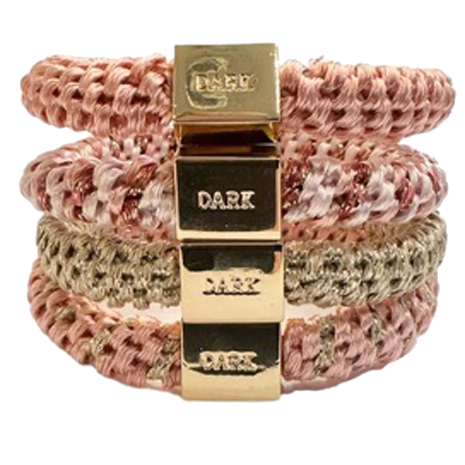 Dark Fat Hair Ties 4 pk Combo