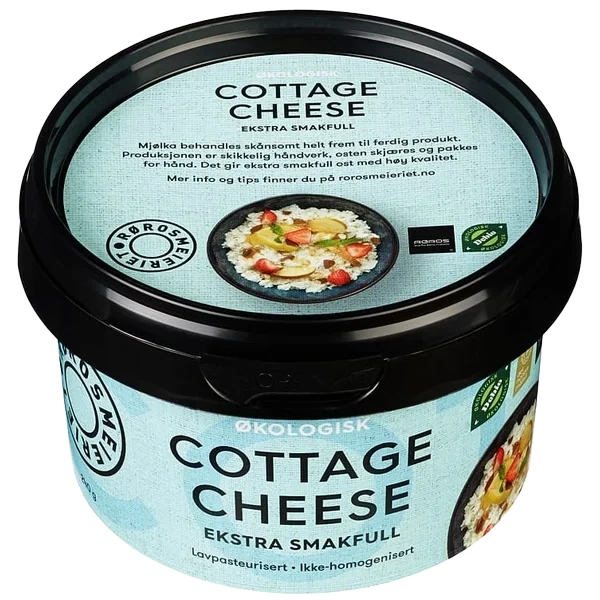 Røros cottage cheese beger økol. 240ml