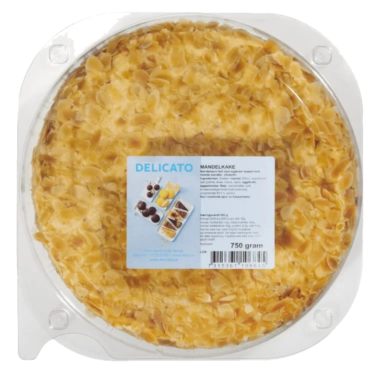 Mandelkake 750g Delicato