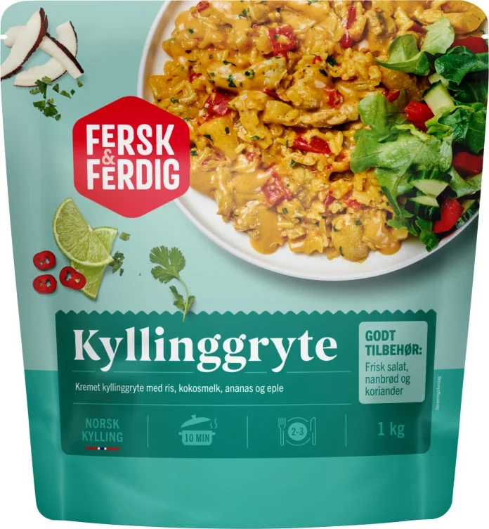 Kyllinggryte 1kg Fersk&Ferdig