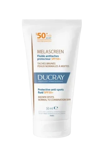 Ducray Melascreen UV Fluid SPF50+ mot mørke flekker 50 ml