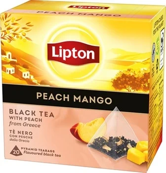 Svart Pyramidte Peach/Mango