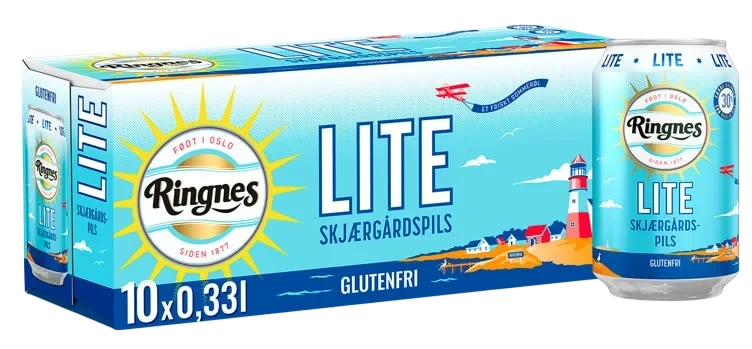 Skjærgårdspils Lite 0,33lx10 boks Ringnes