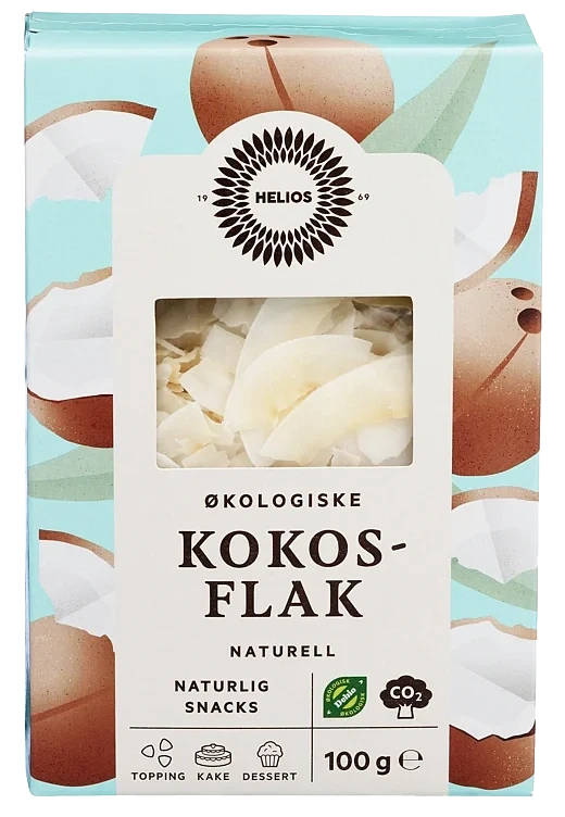 Kokosflak økol.     100g