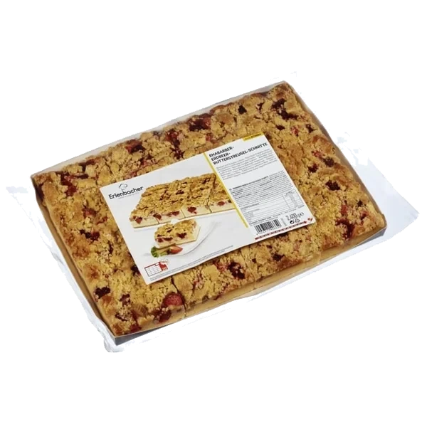 Jordbær-/rabarbrakake 20stk 2,4kg