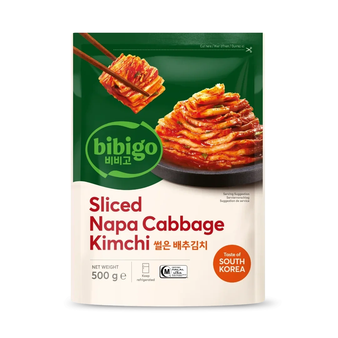 Bibigo Kimchi Skivet 500g
