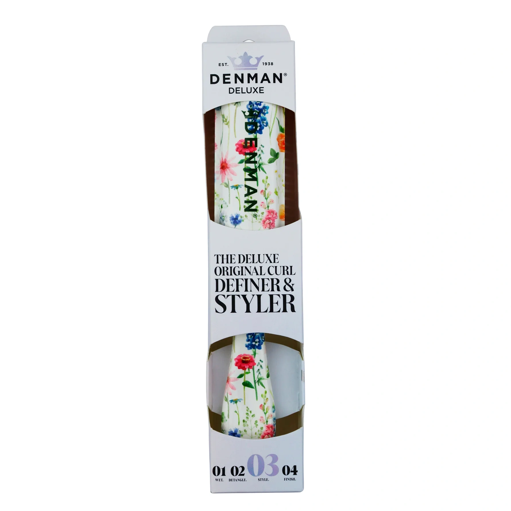 Denman D3 The Deluxe Original Curl Definer & Styler Floral Fantasies