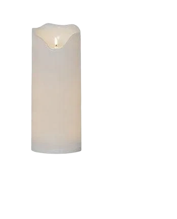 LED Blockljus Flamme Grand 16x40cm