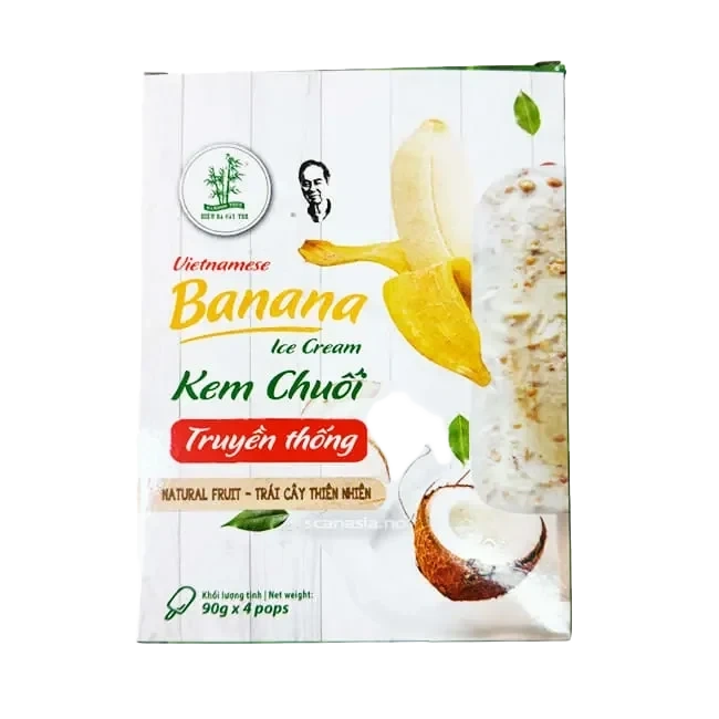 Bamboo Tree Banana Ice Pop 4-pack 240g