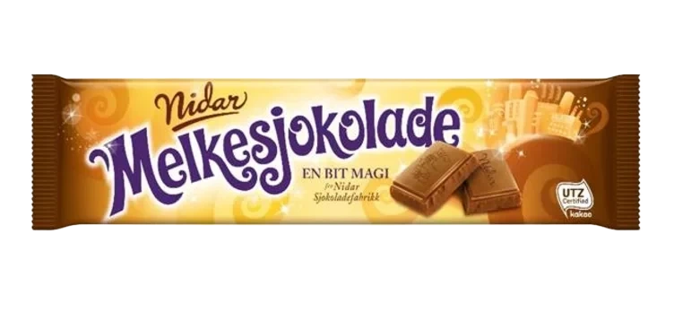 Melkesjokolade 180g Nidar