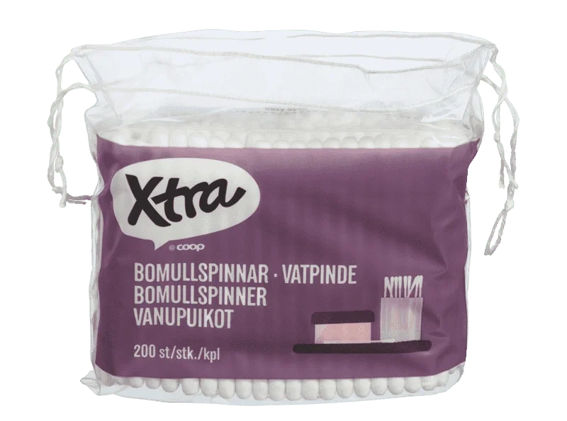 X-tra Bomullspinner 200stk
