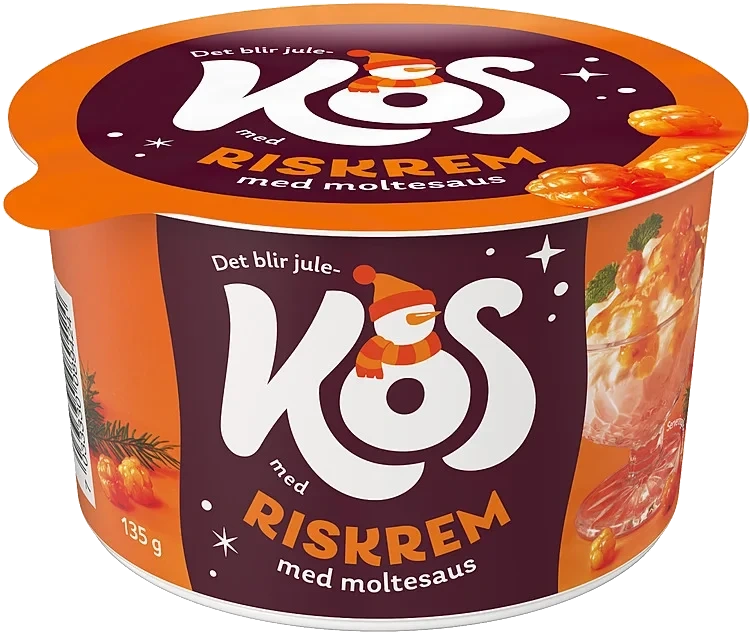Kos riskrem med moltesaus  135g