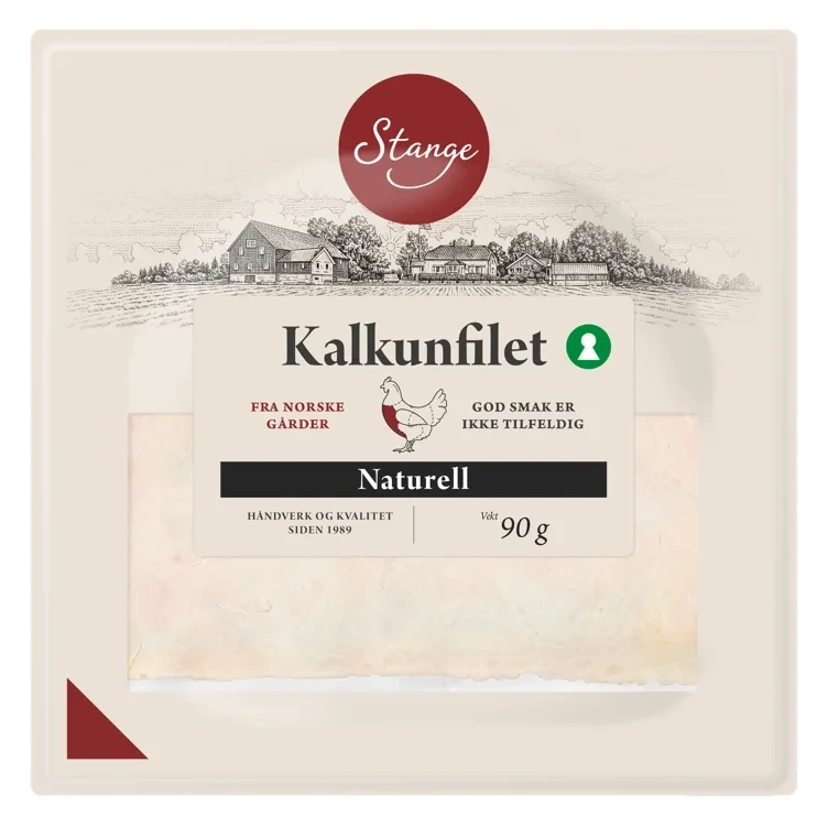 Stange kalkunfilet naturell  90g