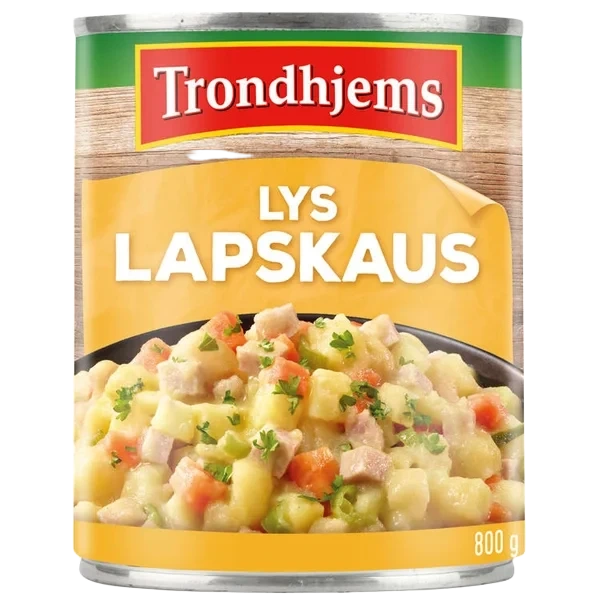 Lapskaus Lys 800g boks Trondhjems