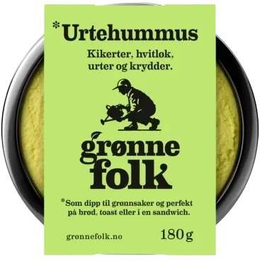 Urtehummus 180 g Grønne Folk