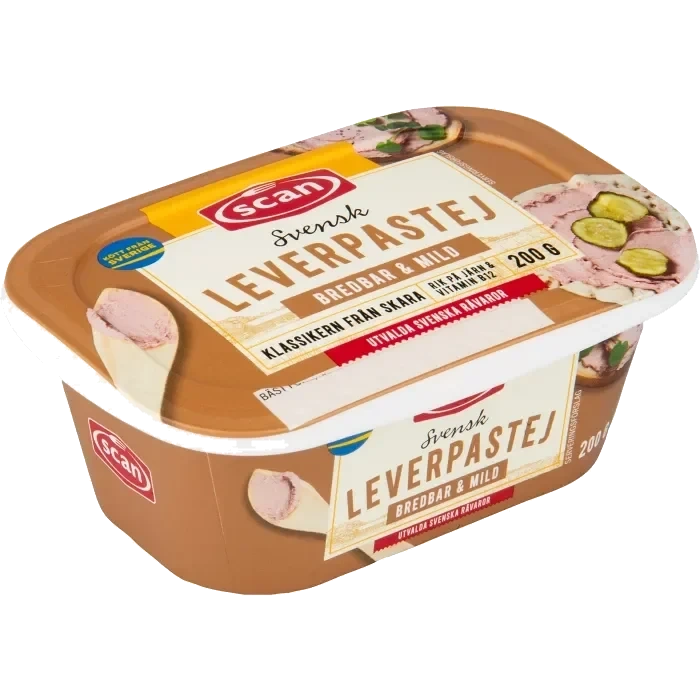 Leverpastej Bredbar 200g Scan